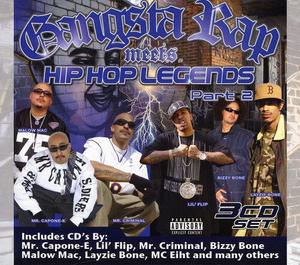 CD диск Gangsta Rap Meets Hip-Hop Legends 2 / Various: Gangsta Rap Meets Hip-hop Legends [Pt. 2]