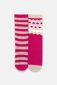 Уютные носки Fair Isle розовые Kite, розовый