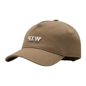 Carhartt WIP Хлопковая бейсболка унисекс коричневая, Brown