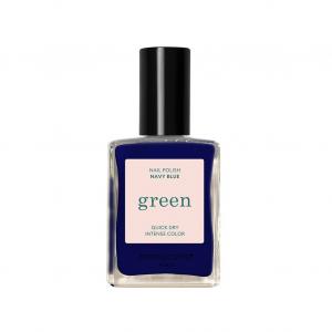 Лак для ногтей green quick dry Manucurist, navy blue, объем 15 мл