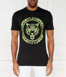 Футболка Тигр regular fit Plein Sport, черный