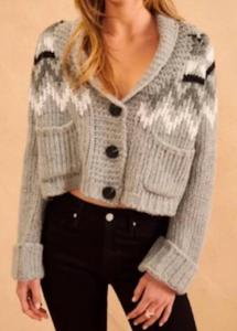 Кардиган Brady Fair Isle в цвете Honeycomb JOHN + JENN