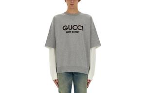 Толстовка мужская серая Gucci, серый