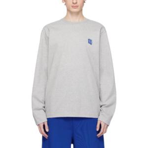 Футболка с длинным рукавом trs tag ADER ERROR, серый