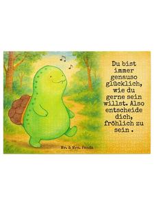 Mr. & Mrs. Panda Дизайн свистка в виде черепахи-пазла с надписью белого цвета