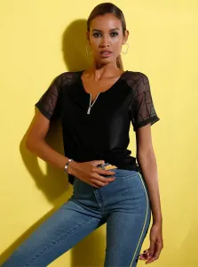 Creation L кружевная рубашка "Рубашка", черный