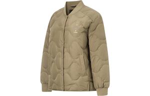 LINING Спортивная куртка пуховик в стиле китайской культуры для женщин светло-каштанового коричневого цвета, Light Chestnut Brown