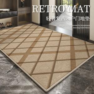 Budis Ковер 90х120 см из ПВХ, для входной двери, кухни и спальни, водостойкий, противоскользящий, утолщенный, износостойкий, на заказ, Xunyu [Flocked] [No Gap in Doors]