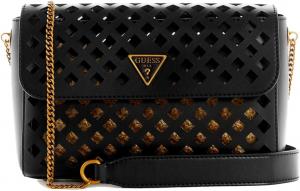 Сумка кросс-боди Guess AQUA CROSSBODY FLAP, черная