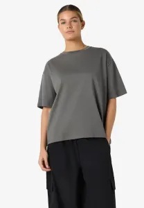 Базовая футболка nmkim Noisy May, Charcoal Gray