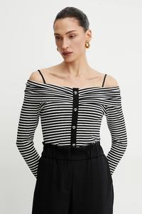 Блузка Morgan, черный