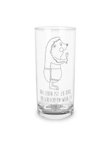 Бокал для вина с изображением ежика и надписью на прозрачном фоне Mr. & Mrs. Panda