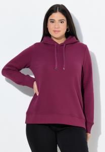Худи Ulla Popken Hoodie, Dark Berry/Berry