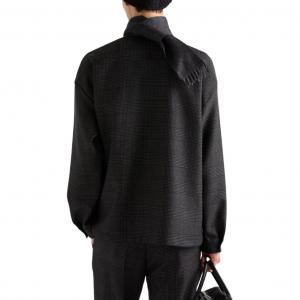 Рубашка мужская угольно-серая Prada, серый