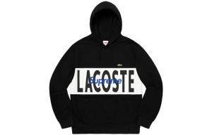 Свитшот унисекс Lacoste X Co-branded Supreme, черный