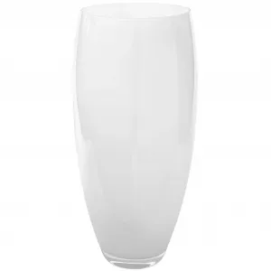 Настольная ваза Fink «AFRICA», (1 шт.), ваза из опалового стекла, выдувная, декоративная ваза, белый