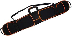 Эластичная сумка для лыж и сноуборда, устойчивая к царапинам, наплечная сумка, защитная сумка 155 см, черная, на одно плечо Inzopo