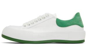 Мужские кроссовки Alexander McQueen Deck, белый/зеленый