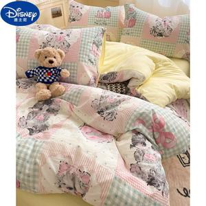 Disney Комплект постельного белья 2.0 м, 4 предмета: пододеяльник 220x240 см, простыня, 2 наволочки, Sweet Cool Cat, категория A, для мамы и малыша