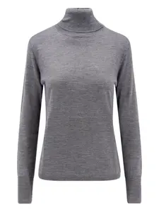 Свитер с высоким воротником Aspesi, серый
