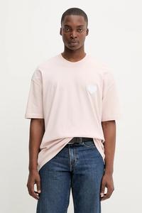 Футболка хлопковая LOVER Allsaints, розовый