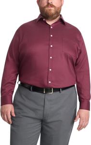 Рубашка мужская Michael Kors Travel Stretch Big Fit (Big and Tall), Deep Red