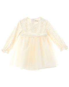Платье Mayoral из тюля с вышивкой, белый
