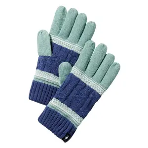 Перчатки Smartwool Popcorn Cable, синий