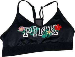 Victoria's Secret Pink Ultimate Sports Lightly Lined Floral Tropical Multicolor New, Multicolor/Floral