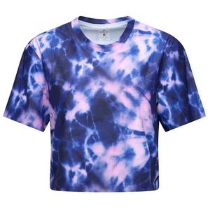 Футболка свободного кроя Beyond tech - женская Shredly, Midnight Tie Dye