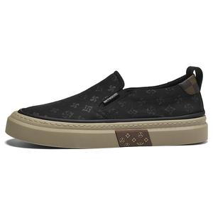 Коллекция Slip On, низкие кеды из холста мужские SEPTWOLVES, черно-коричневый (стандартный размер обуви)