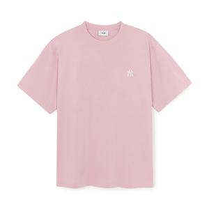 MLB Футболка New York Yankees Basic Collection SS25 Unisex Heather Gray Pink