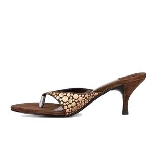 NTOZE Женские устойчивые к истиранию шлепанцы Brown, цвет Brown