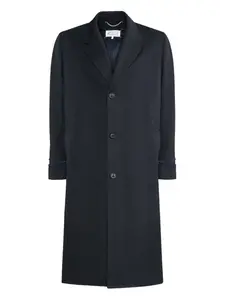 Пальто на пуговицах Maison Margiela, синий