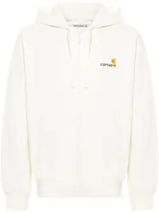 Худи American Script на молнии CARHARTT WIP, белый