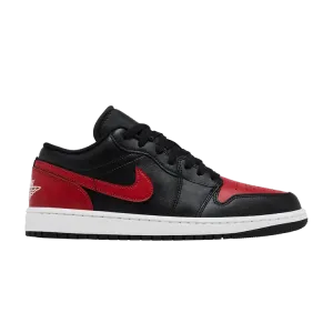 Кроссовки Air Jordan Air Jordan 1 Low 'Bred', красный