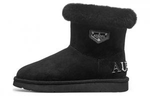 Зимние ботинки женские черный Au&Mu