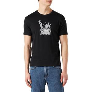 Armani Exchange Мужская черная футболка AE