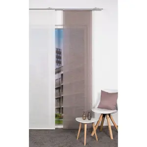 Раздвижная штора SIEGLINDE Панель на тележке 1 шт. Размер (ВxШ): 245x60, под бамбук Home Wohnideen, Stein