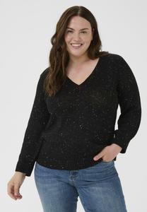 Джемпер Kaffe Curve Jumper, Black Deep/Mottled Black