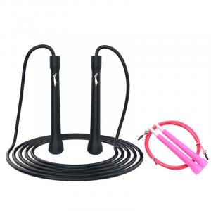LINING Фитнес-тренировка неучтенная скакалка Kids PVC/Steel Cables ABS контроллер 2,8 м Black
