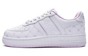 Kappa Низкие, устойчивые к истиранию, противоскользящие, женские, классические, белые, орхидейно-фиолетовые кроссовки