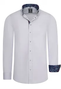 Рубашка Rusty Neal с длинными рукавами и нежным цветочным принтом, серый