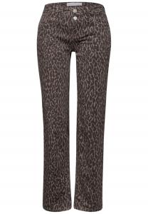 STREET ONE Джинсы Regular 'Amalia' в цвете Chocolate, Mocha