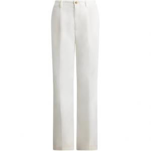 Брюки плиссе Polo Ralph Lauren, washed белый