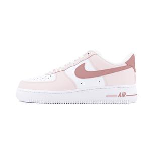 Nike Кроссовки для скейтбординга Air Force 1 с противоскользящим покрытием, износостойкие, женские, белые, розовые
