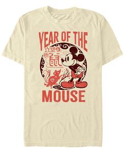 Мужская классическая футболка с короткими рукавами «Микки Год Мыши» Fifth Sun