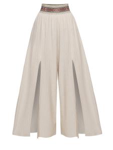 Широкие брюки JIORO ESSENTIALS, экрю