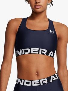 Спортивный бюстгальтер Logo Medium Impact без мягких чашек Under Armour, Navy / White