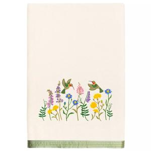 Linum Home Textiles Турецкий хлопок Hada Набор украшенных полотенец из 4 предметов, белый